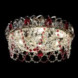 Люстра Хрустальный Каскад Ажур красный в Магнитогорске Люстра Хрустальный Каскад Ажур красный в Магнитогорске