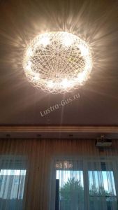 Люстра Хрустальный Каскад Ажур в Магнитогорске отзыв и фото покупателя