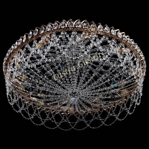 Люстра Хрустальный Каскад Ажур в Магнитогорске Гусь Хрустальный