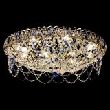 Люстра Каскад Ажур 700 мм синий в Магнитогорске