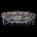 Люстра Каскад Ажур 700 мм синий в Магнитогорске