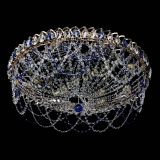 Люстра Каскад Ажур 700 мм синий в Магнитогорске