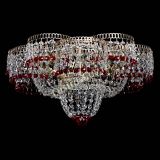 Люстра Камелия №1 красная, диаметр - 500 мм, Люстры Гусь Хрустальный Люстра Камелия №1 красная, диаметр - 500 мм, Люстры Гусь Хрустальный