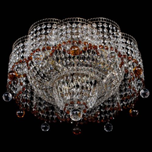 Люстра Камелия №4 чайная в Магнитогорске Гусь Хрустальный