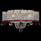 Люстра Камелия №4 красная в Магнитогорске