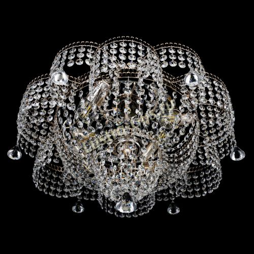 Люстра Камелия №4 конус в Магнитогорске Гусь Хрустальный