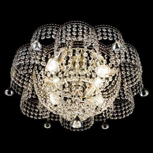 Люстра Камелия №4 конус в Магнитогорске Гусь Хрустальный