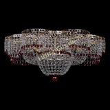 Люстра Камелия №1 красная, диаметр - 600 мм, Люстры Гусь Хрустальный Люстра Камелия №1 красная, диаметр - 600 мм, Люстры Гусь Хрустальный