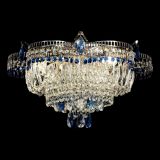 Люстра Камея №1 - 3 лампы синяя в Магнитогорске