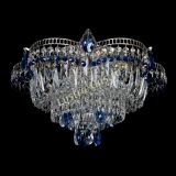 Люстра Камея №1 - 3 лампы синяя в Магнитогорске