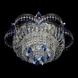 Люстра Камея №1 - 3 лампы синяя в Магнитогорске