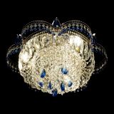 Люстра Камея №1 - 3 лампы синяя в Магнитогорске