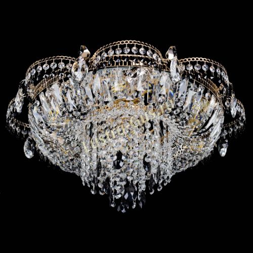 Люстра Камея №1 черная в Магнитогорске Гусь Хрустальный