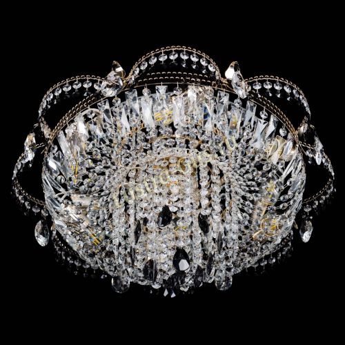 Люстра Камея №1 черная в Магнитогорске Гусь Хрустальный