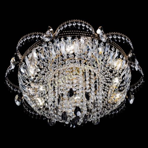 Люстра Камея №1 черная в Магнитогорске Гусь Хрустальный