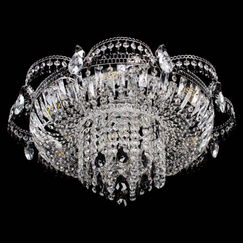 Люстра Камея №1 черная в Магнитогорске Гусь Хрустальный