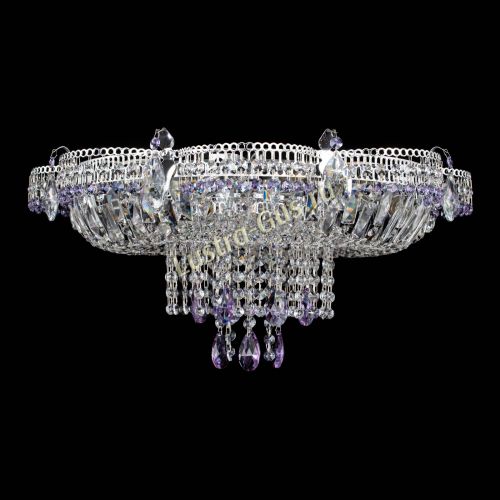 Люстра Камея №1 фиолетовая в Магнитогорске Гусь Хрустальный