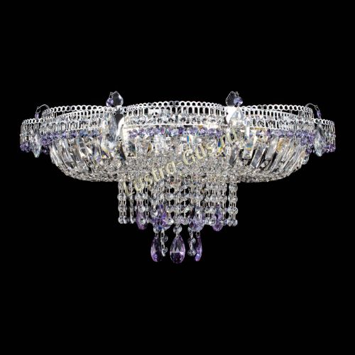 Люстра Камея №1 фиолетовая в Магнитогорске Гусь Хрустальный