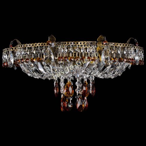 Люстра Камея №4 под бронзу чайная в Магнитогорске Гусь Хрустальный