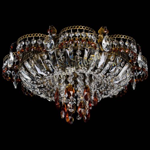 Люстра Камея №4 под бронзу чайная в Магнитогорске Гусь Хрустальный