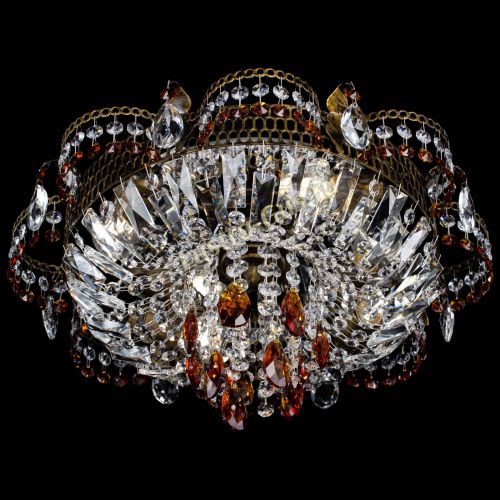 Люстра Камея №4 под бронзу чайная в Магнитогорске Гусь Хрустальный