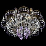 Люстра Камея №4 под бронзу фиолетовая в Магнитогорске