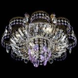 Люстра Камея №4 под бронзу фиолетовая в Магнитогорске