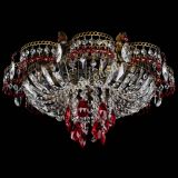 Люстра Камея №4 под бронзу красная в Магнитогорске