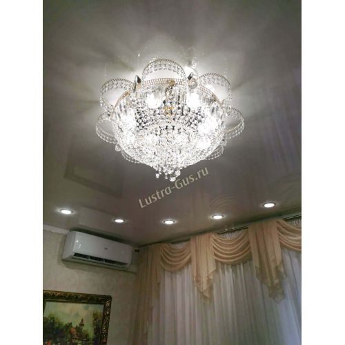 Люстра Камея №8 под бронзу в Магнитогорске Гусь Хрустальный