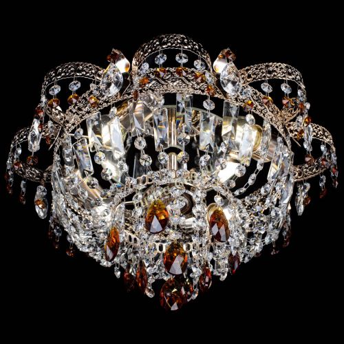 Люстра Камея Флора №4 чайная в Магнитогорске Гусь Хрустальный