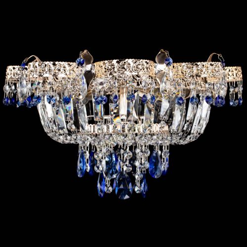 Люстра Камея Флора №4 синяя в Магнитогорске Люстра Камея Флора №4 синяя в Магнитогорске