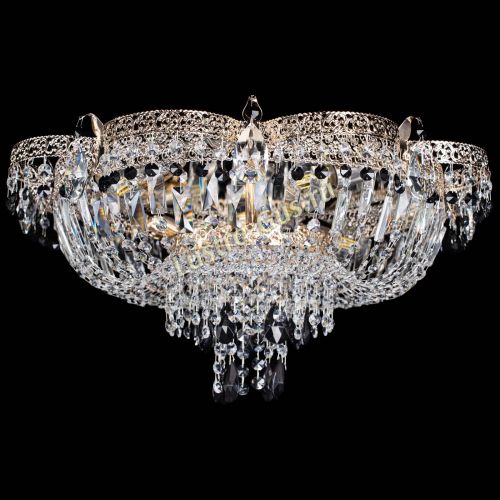 Люстра Камея Флора Журавлик №6 черная в Магнитогорске Гусь Хрустальный