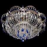 Люстра Камея Флора Журавлик №6 синяя в Магнитогорске