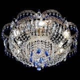 Люстра Камея Флора Журавлик №6 синяя в Магнитогорске