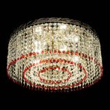 Люстра Капель оптикон №2 красная в Магнитогорске