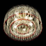 Люстра Капель оптикон №2 красная в Магнитогорске