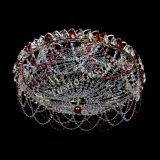 Люстра Каскад Ажур 700 мм красный в Магнитогорске