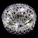 Люстра Каскад Ажур Фиолетовая белая в Магнитогорске Люстра Каскад Ажур Фиолетовая белая в Магнитогорске