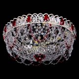 Люстра Каскад Ажур Красная белая в Магнитогорске Люстра Каскад Ажур Красная белая в Магнитогорске