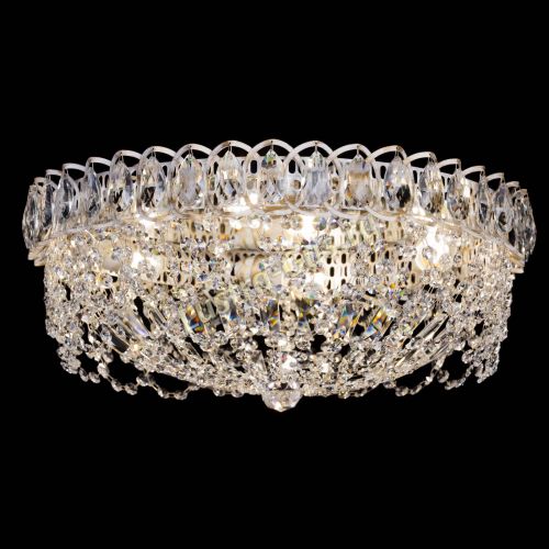 Люстра Каскад Ажур белая в Магнитогорске Гусь Хрустальный