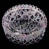 Люстра Каскад Ажур Розовая белая в Магнитогорске Люстра Каскад Ажур Розовая белая в Магнитогорске