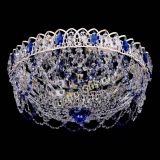 Люстра Каскад Ажур Синяя белая в Магнитогорске