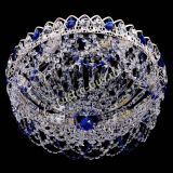 Люстра Каскад Ажур Синяя белая в Магнитогорске