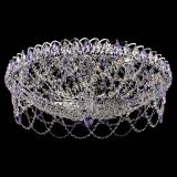 Люстра Каскад Ажур 700 мм фиолетовый в Магнитогорске