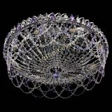 Люстра Каскад Ажур 700 мм фиолетовый в Магнитогорске