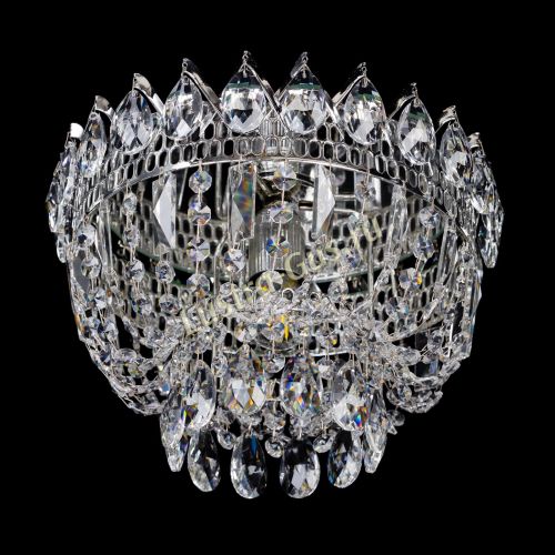 Люстра Катерина Корона журавлик - 1 лампа  в Магнитогорске Гусь Хрустальный