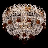 Люстра Катерина шар, диаметр 450 мм, чайные подвески, Люстры Гусь Хрустальный Люстра Катерина шар, диаметр 450 мм, чайные подвески, Люстры Гусь Хрустальный