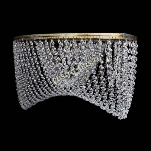 Люстра Хрустальная Волна под бронзу в Магнитогорске Гусь Хрустальный