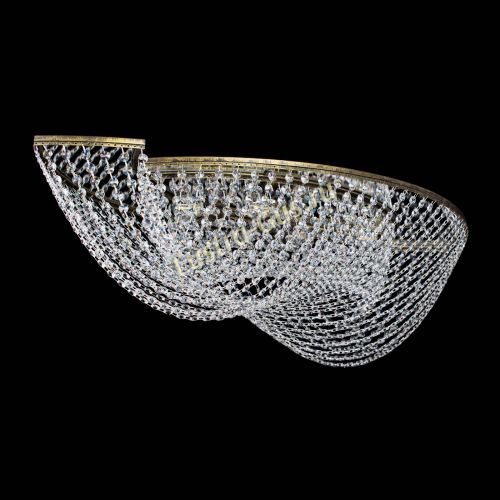 Люстра Хрустальная Волна под бронзу в Магнитогорске Гусь Хрустальный