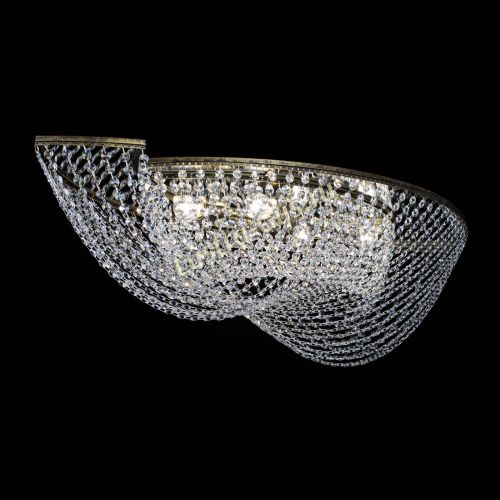 Люстра Хрустальная Волна под бронзу в Магнитогорске Гусь Хрустальный